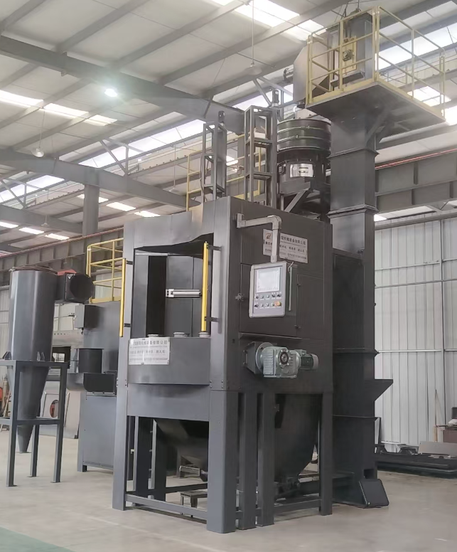 南平转盘式喷砂机 提升圆形工件处理效率